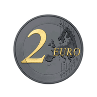 Greece 2024 - 2 Euro commemorative - 50th anniversary of the restoration of democracy in Greece - Ruthenium