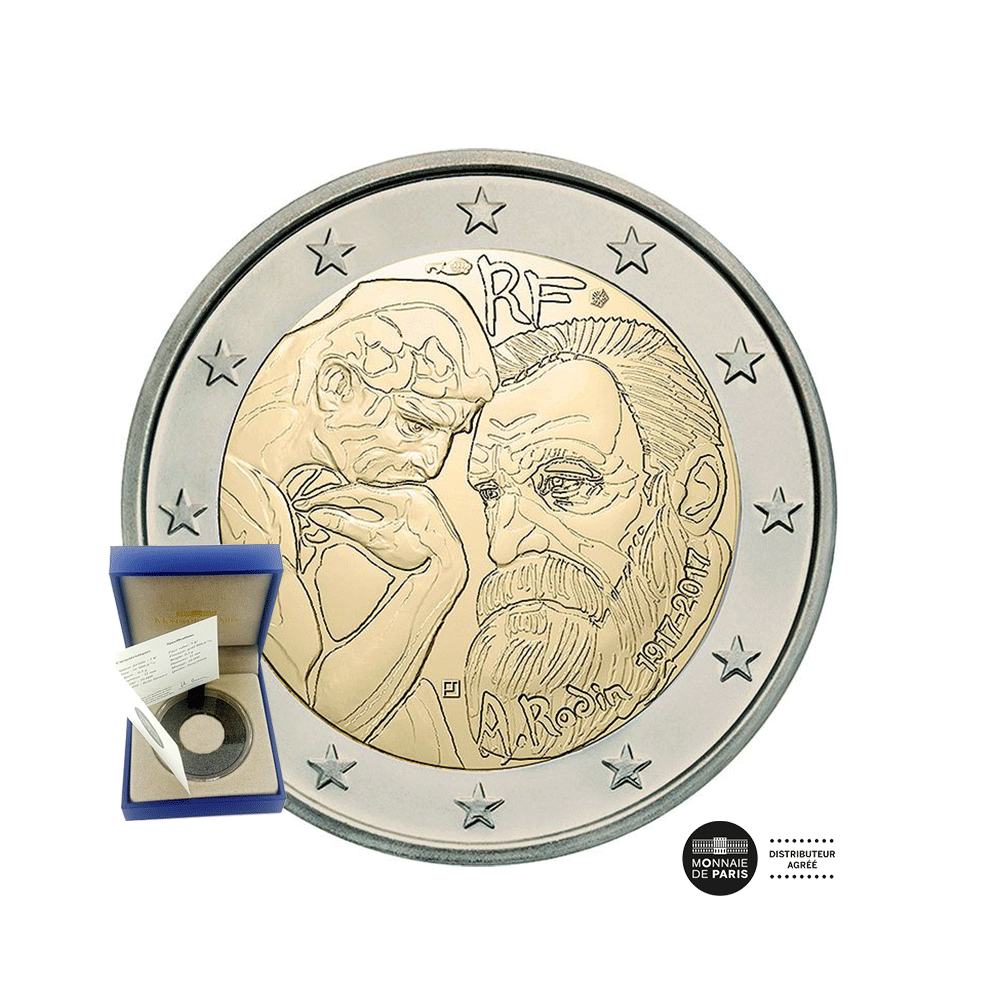 Auguste Rodin - Monnaie de 2€ Commémorative - BE 2017