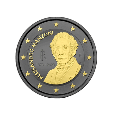 Italie 2023 - 2 Euro Commémorative - Alessandro Manzoni - Ruthénium