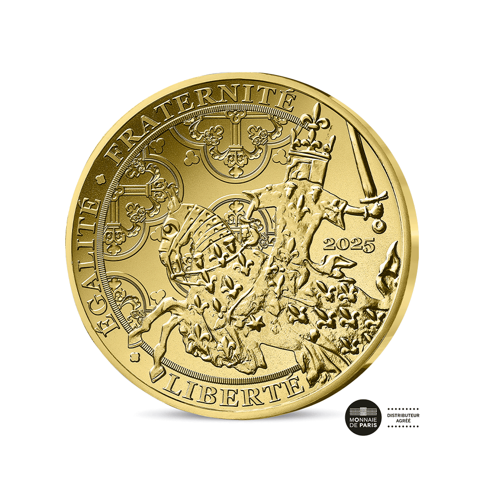 Franc on horseback - Mint of € 1000 Gold - 2025