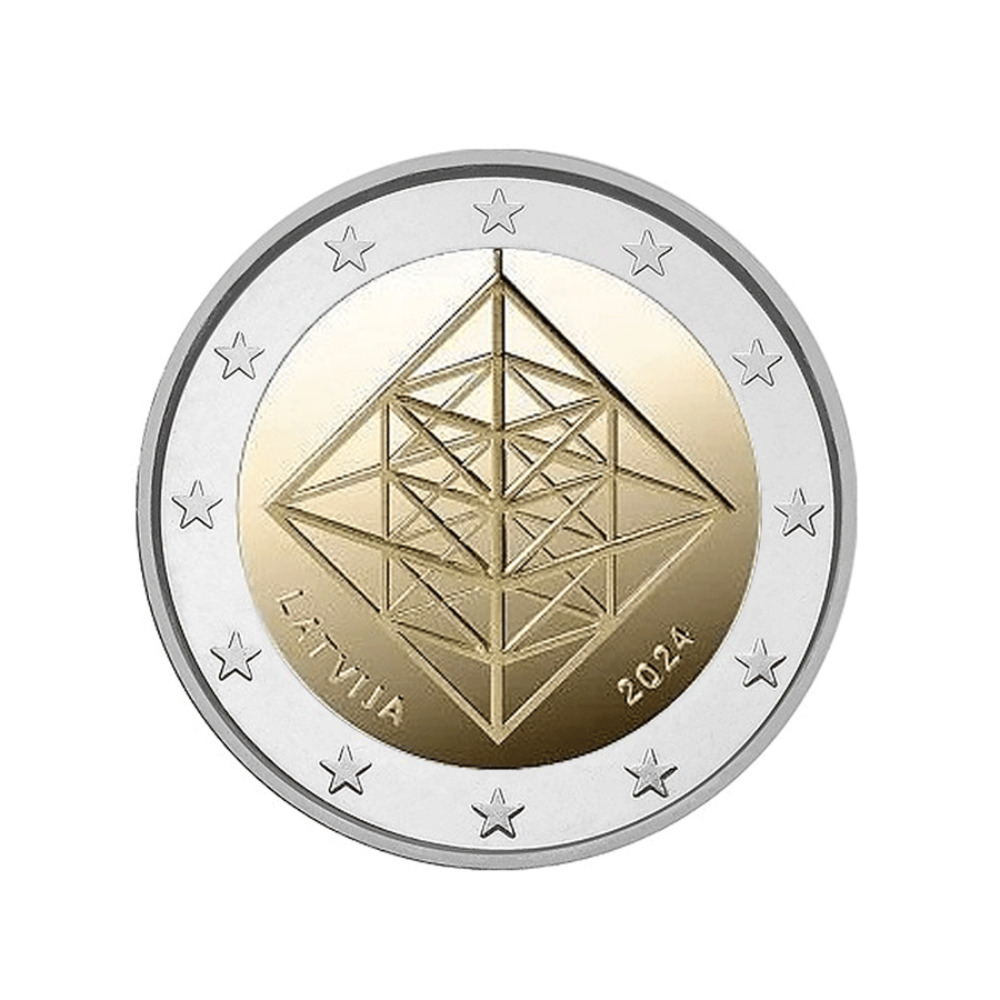 Latvia 2024 - 2 euro commemorative - Summer solstice