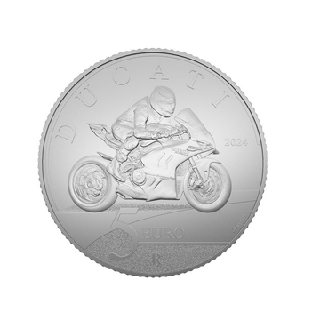 Ducati Panigale V4 - Monnaie de 5€ Argent - BU 2024