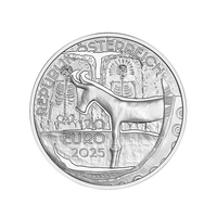 Autriche 2025 - Monnaie de 20€ Argent - Croyances et rituels du sel - BE