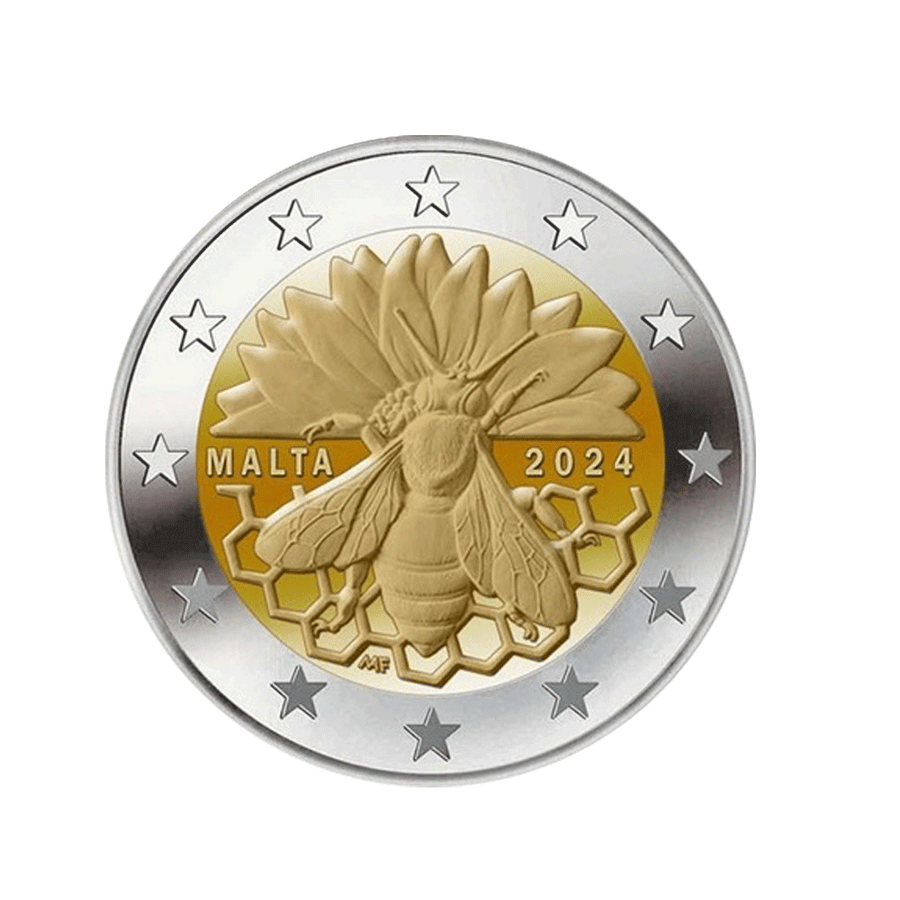 Malte 2024 - 2 Euro Coincard - Les Abeilles de Malte - BU