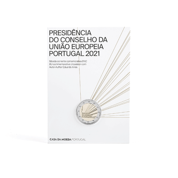 Portugal 2021 - 2 Euro commemorative - Presidency of the Council of the European Union - BU