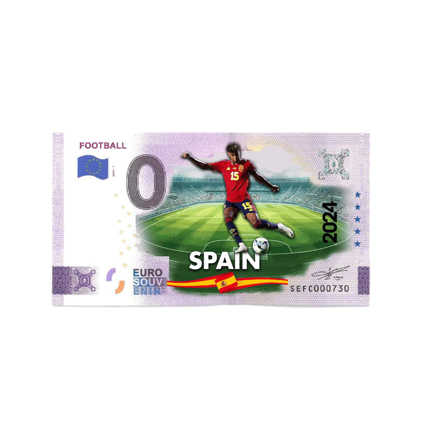 Billet souvenir de zéro euro - UEFA Euro 2024 Germany - Equipes (Variantes disponibles)