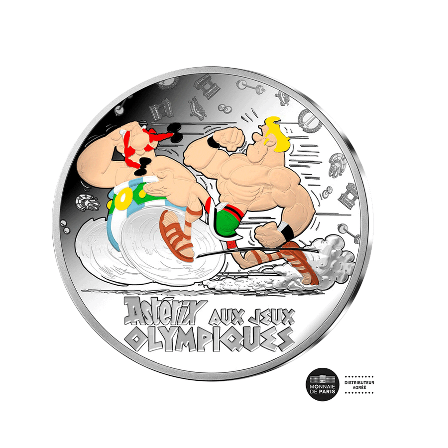 Astérix aux Jeux Olympiques - Monnaie de 50€ Argent 5 Oz - BE 2024