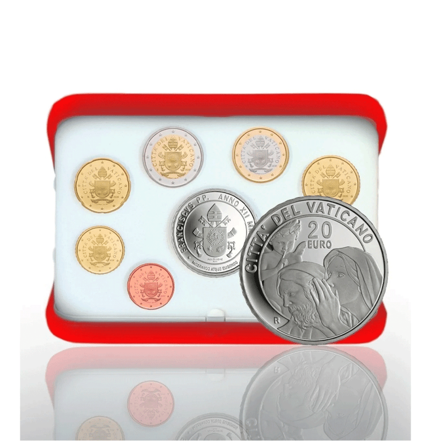 Vatican 2024 - box of 7 pieces, one of 20 euros - be