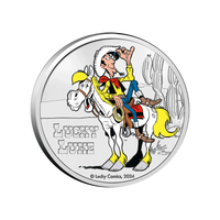 Belgium 2024 - Lucky Luke - Coincard of € 5 - BU