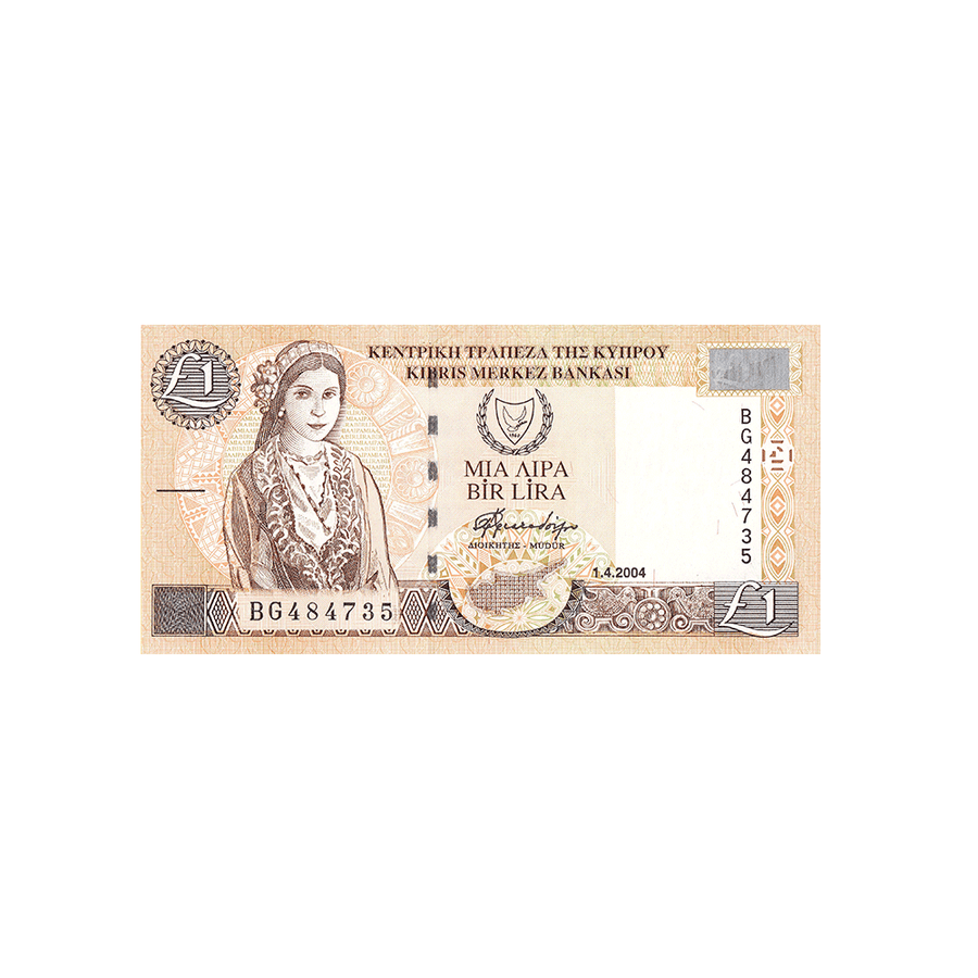 Zypern – 1-Pfund-Banknote – 1997–2004