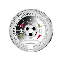 Allemagne 2024 - Monnaie de 11€ Argent - UEFA EURO Football - UNC