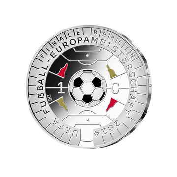 Allemagne 2024 - Monnaie de 11€ Argent - UEFA EURO Football - UNC
