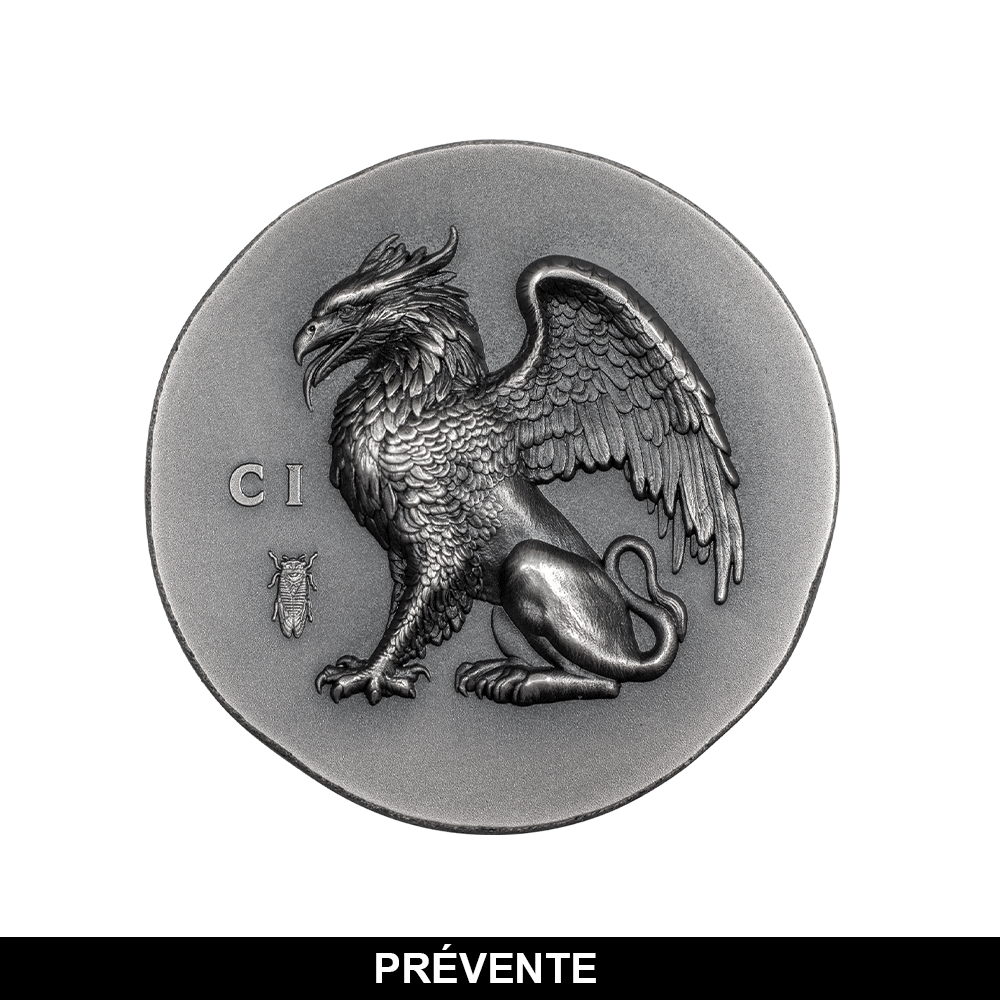 Numismatic Icons - Gryphon - $5 Silver Coins - Proof 2024 - Ultra High Relief