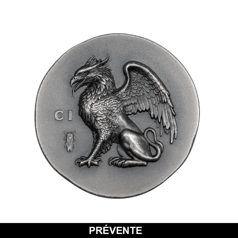 Numismatic Icons - Gryphon - $5 Silver Coins - Proof 2024 - Ultra High Relief