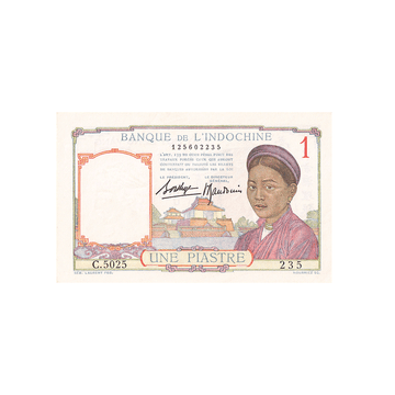 Indochine - Billet de 1 Piastre - 	1932-1949
