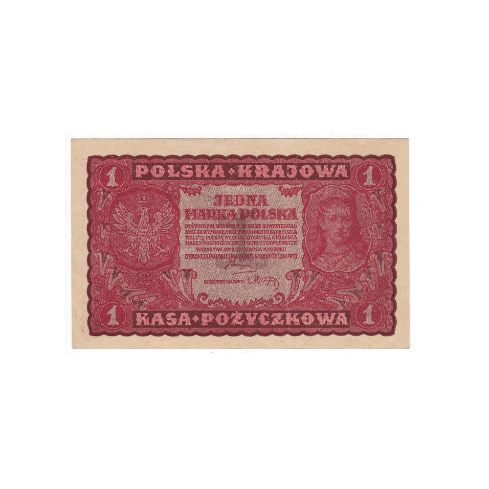 Pologne - Billet de 1 Mark - 1919