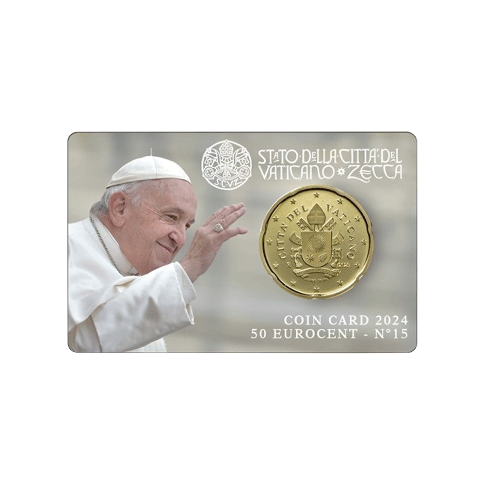 Vatican 2024 - Pape François - Monnaie de 50 centimes - BU