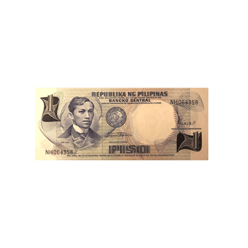 Philippines - Billet de 1 Peso - 1969