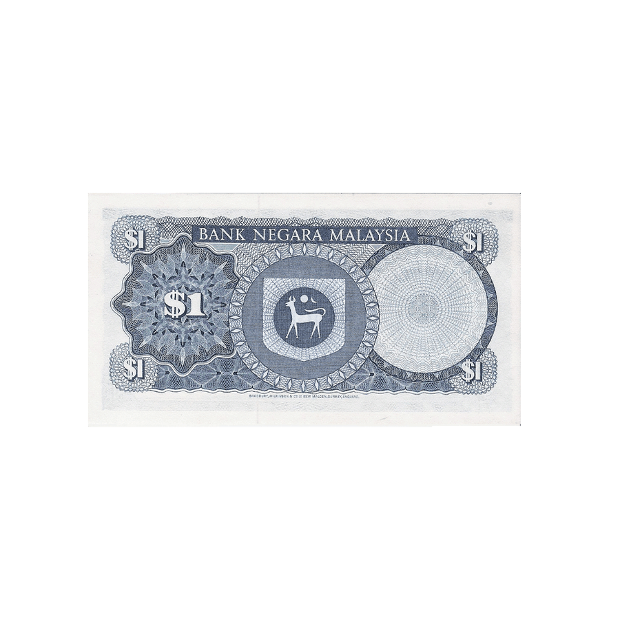 Malaisie - Billet de 1 Ringgit - 1967-1976