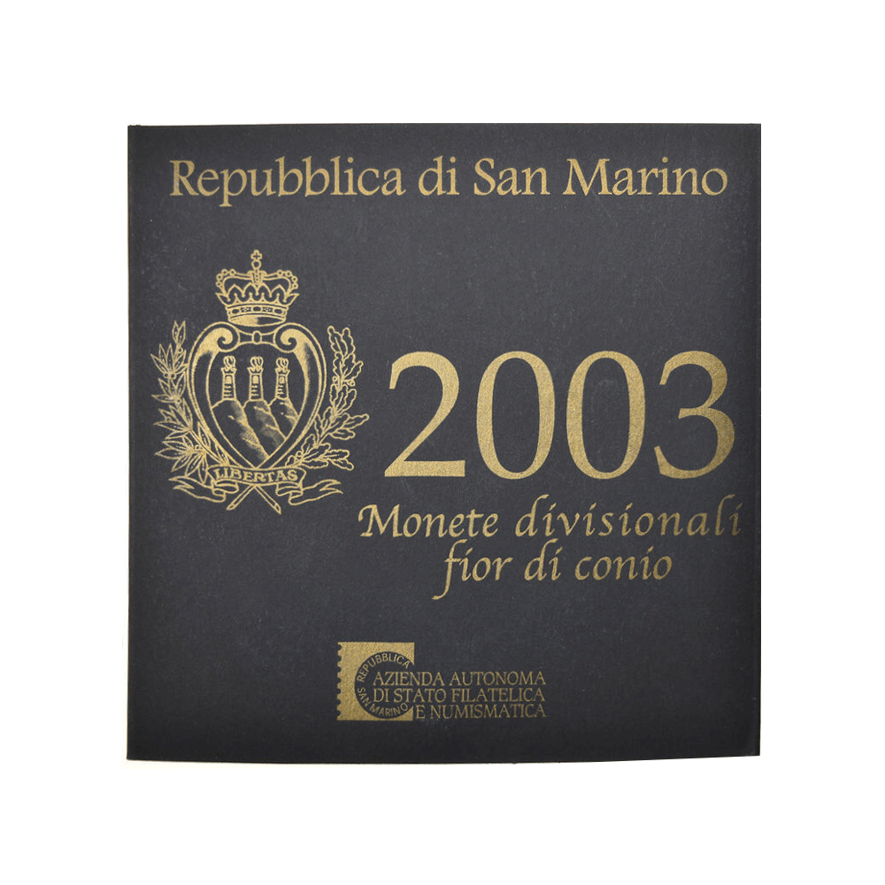 Saint-Marin 2003 - Série Officielle 9 pièces - FDC