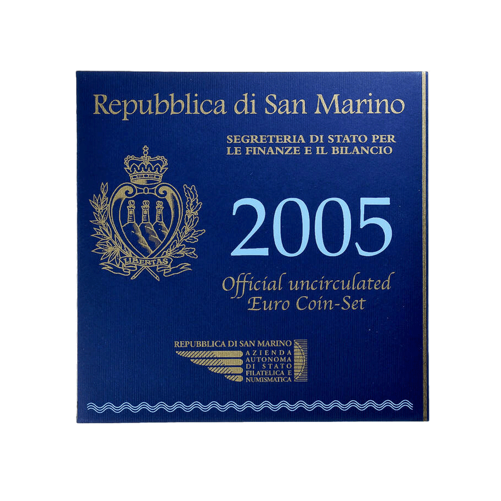 Saint-Marin 2005 - Série Officielle 9 pièces - FDC