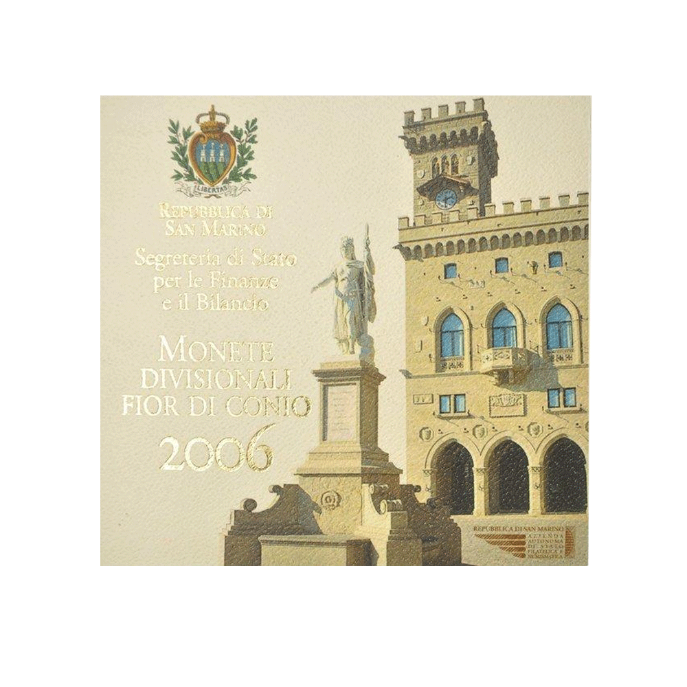 San Marino 2006 – Offizielle Münzen der Serie 9 – FDC