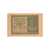 Pologne - Billet de 1 Zloty - 1941