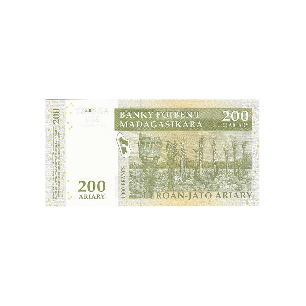 Madagascar - Billet de 1000 Francs (200 MGA) - 2004