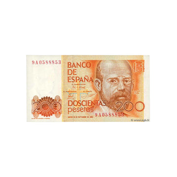 Espagne - Billet de 200 Pesetas - 1980