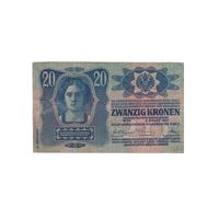 Hongrie - Billet de 20 Couronnes - 1913