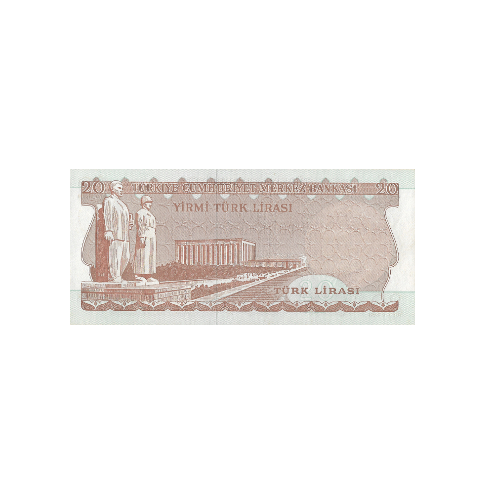 Turquie - Billet de 20 Lires - 1966-1983