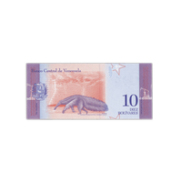 Bolivie - Billet de 10 Bolivares - 2018