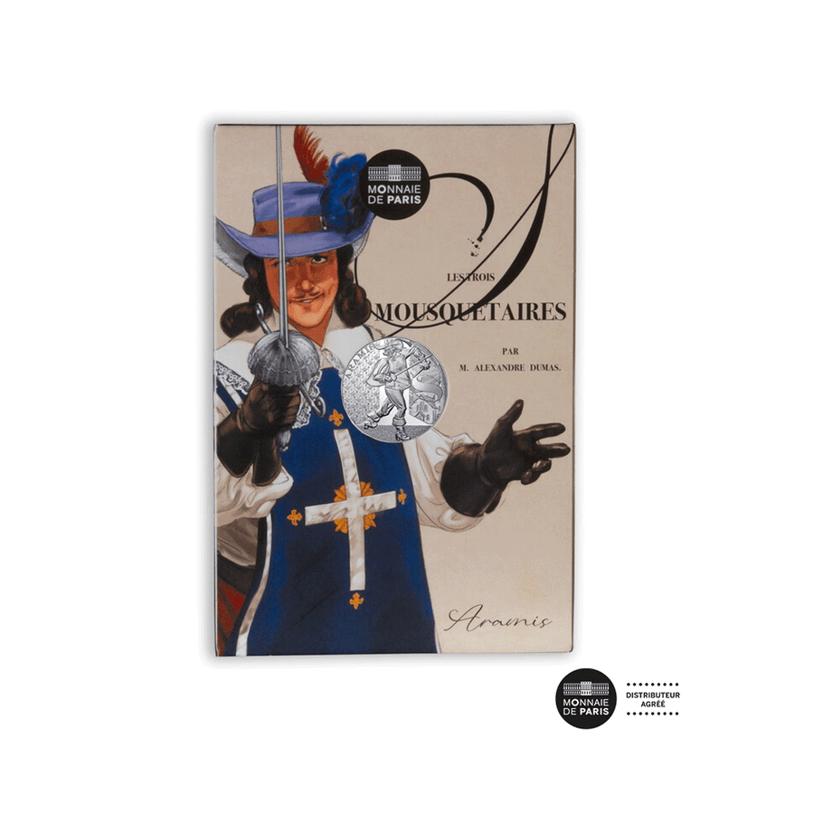 Alexandre Dumas and the Three Musketeers - 10€ Silver Coin - 2024 (variants available)