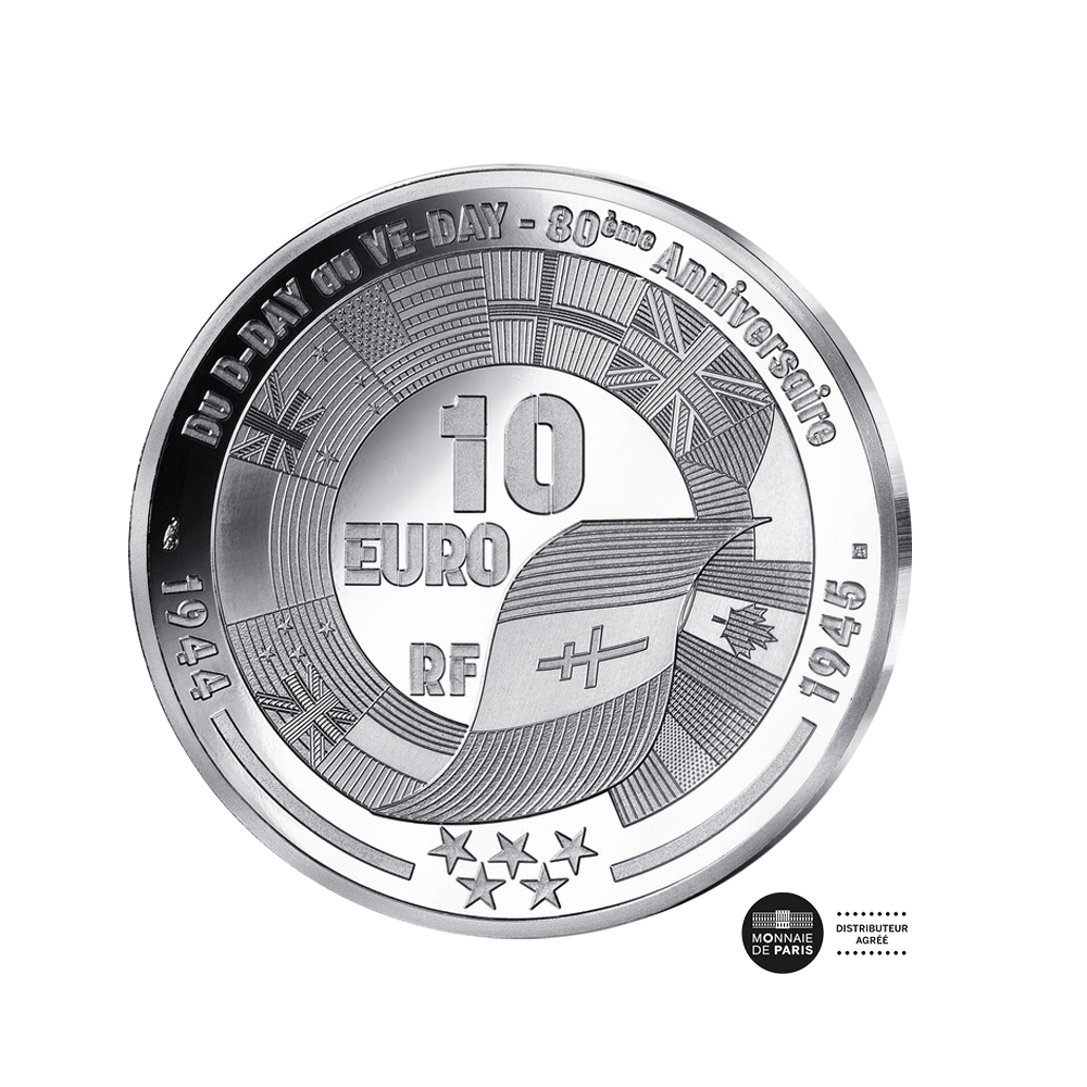 D-Day - Pegasus - Monnaie de 10€ Argent - BE 2024