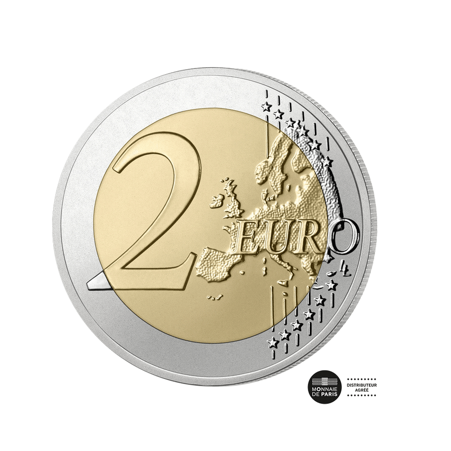 Jeux Olympiques de Paris 2024 - Monnaie de 2€ Commémorative - Fleur de Coin