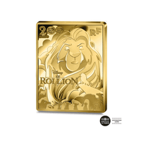 The Lion King - valuta van € 10 zilver - Be 2024 (rechthoekig)