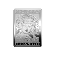 Italie 2024 - Monnaie de 5€ Argent - 100è Anniversaire de la mort de Giacomo Puccini - BE