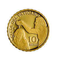 Vatican 2024 - Monnaie de 10€ Or - Le Baptême - BE