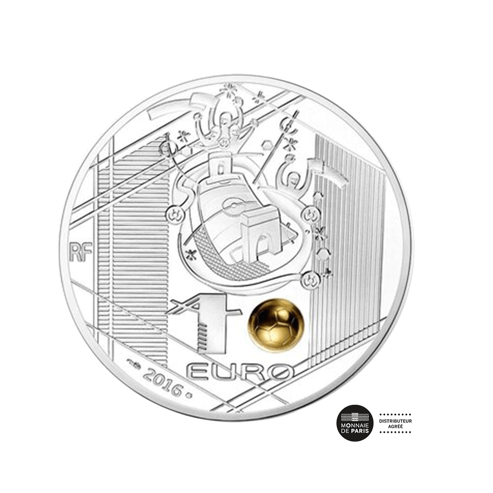 UEFA EURO 2016 - Replay - €10 Silver Coin - BE 2016