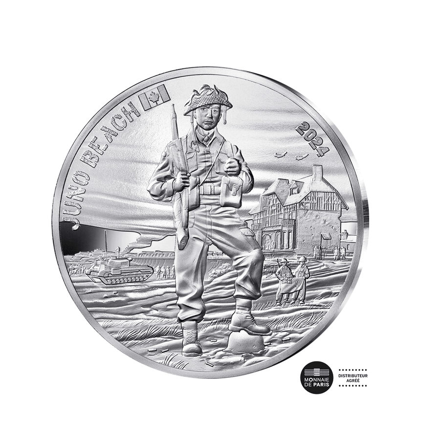 D-Day - Juno Beach - Monnaie de 10€ Argent - BE 2024