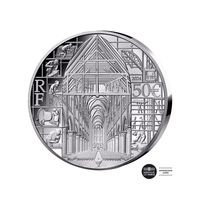 Notre-Dame de Paris - Monnaie de 50€ Argent 5 Oz - BE 2024