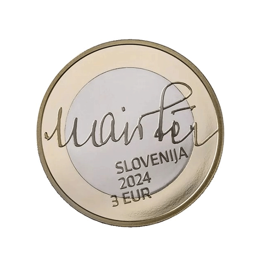 Slowenien 2024 - 3 Euro Gedenk - Rudolf Maister