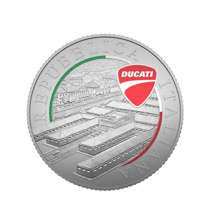 Ducati 916 - Monnaie de 5€ Argent - BU 2024