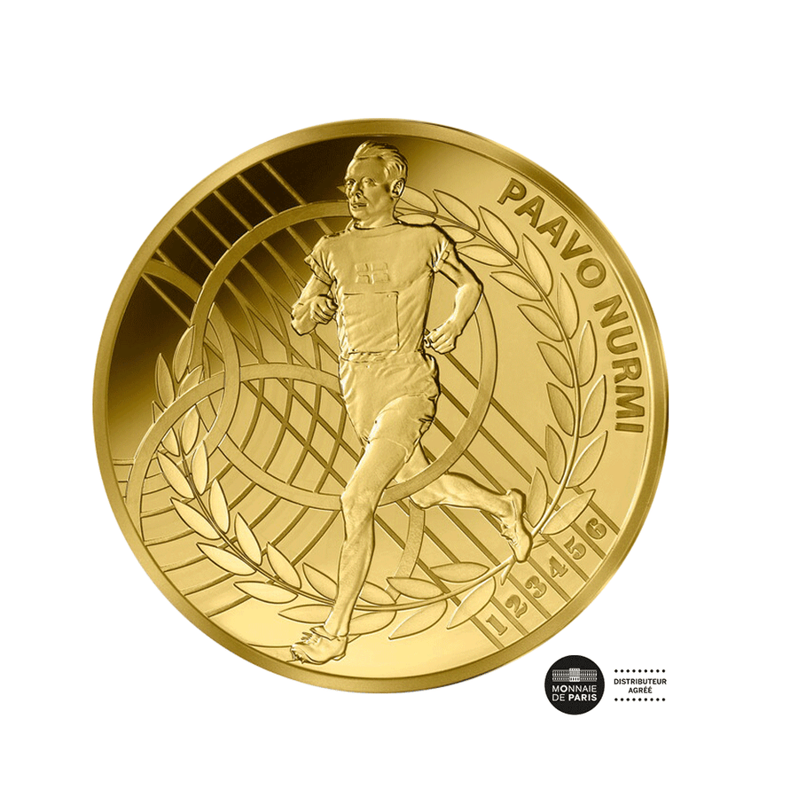 Paavo Nurmi - Geld van 200 € goud 1 oz - be 2024