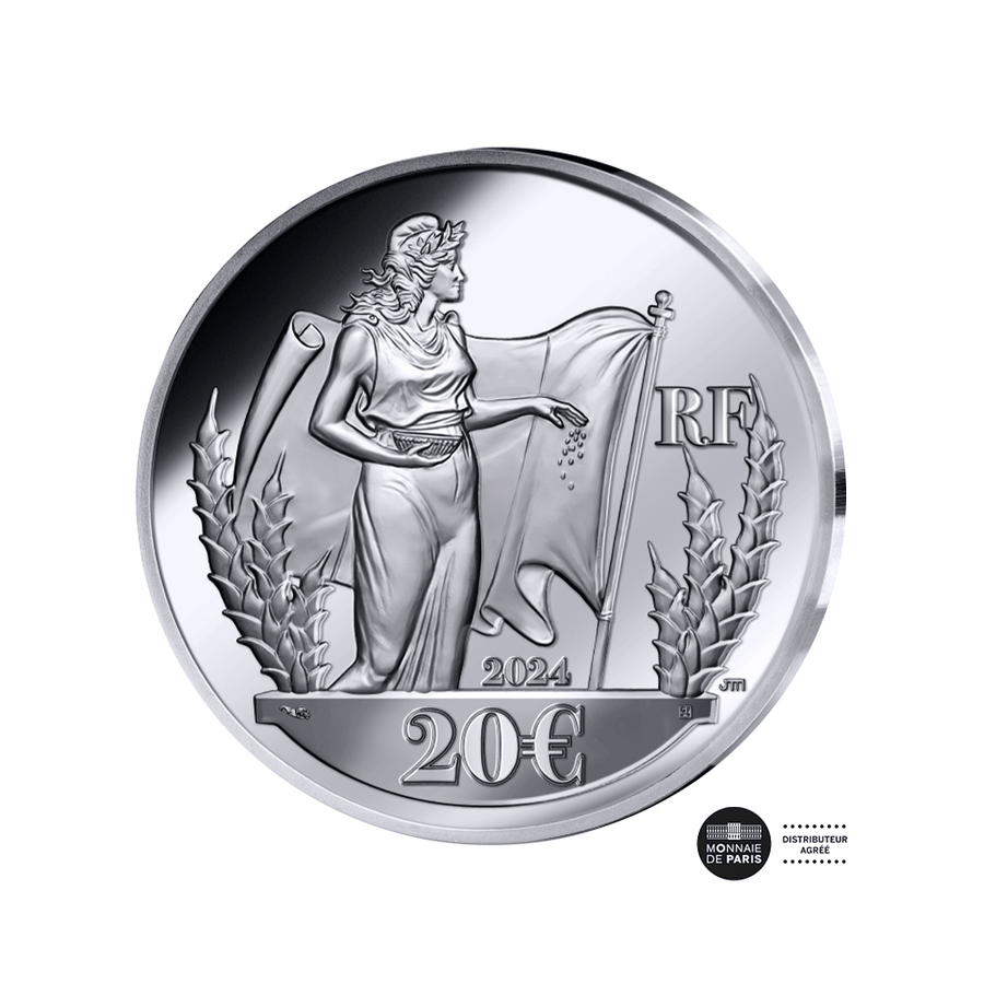 Mercanti-Jimenez - Monnaie de 20€ Argent 1 Oz - BE 2024