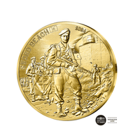 D-Day - Sword Beach - Monnaie de 50€ Or 1/4 Oz - BE 2024