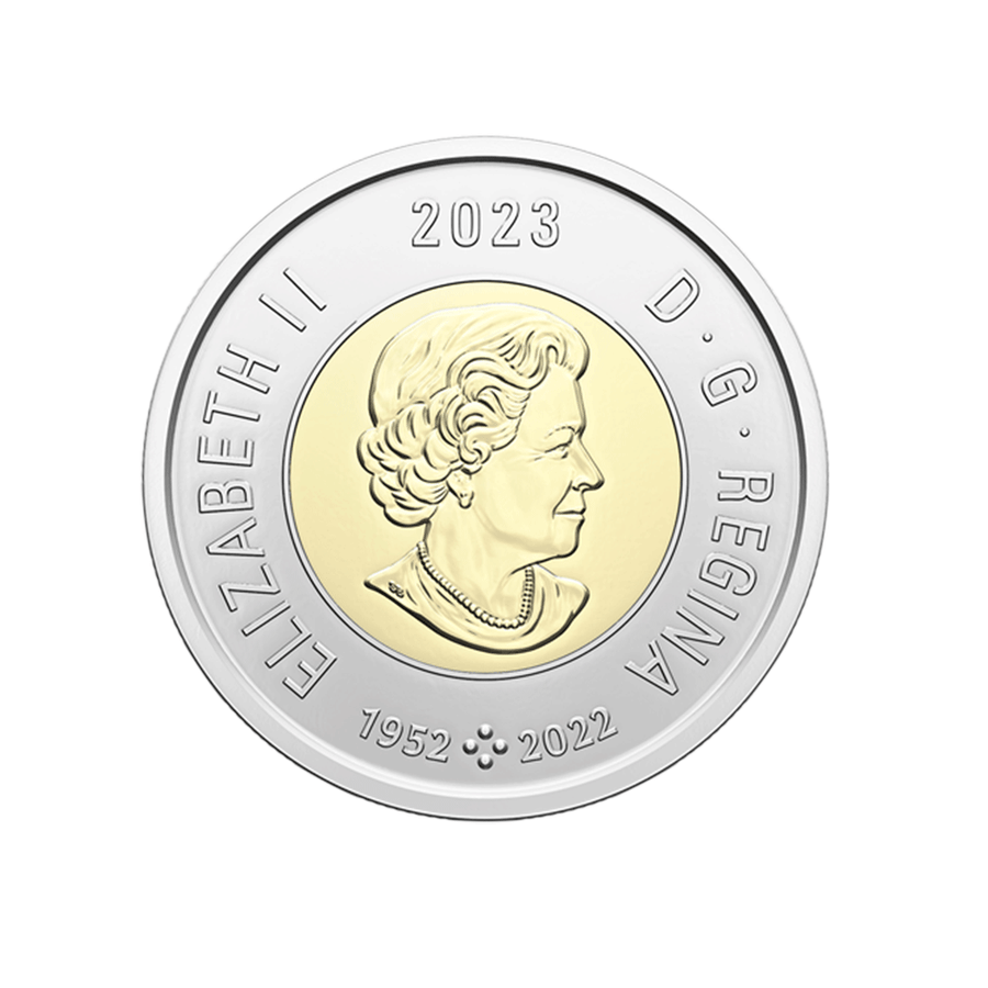 Canada 2023 - 100è Anniversaire de la naissance de Jean Charles Riopelle - Monnaie de 2 Dollars - Colorisée