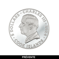 Iron Maiden - Killers - Monnaie de 5$ en Argent - BE 2024