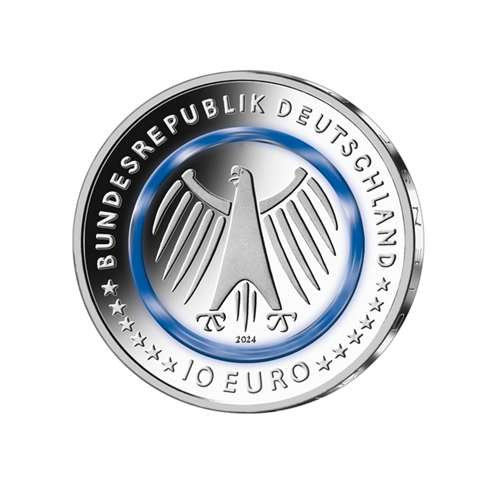 Allemagne 2024 - Lot de 5 pièces de 10€ - Police