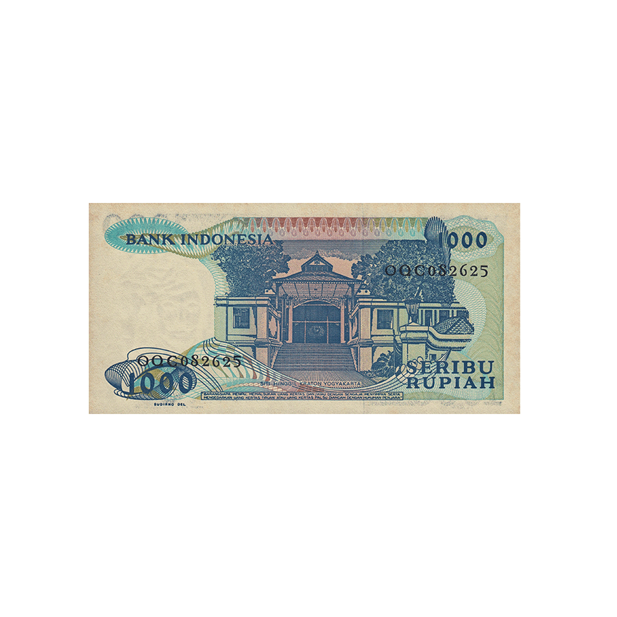 Indonésie - Billet de 1 000 Roupies - 1987